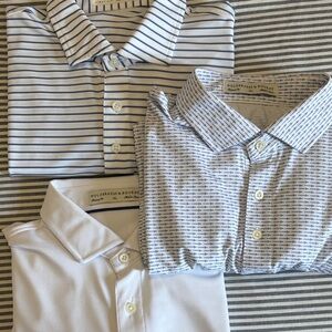 Holderness & Bourne. Men’s short sleeve Golf Polos. Pack of three (3) Shirts.